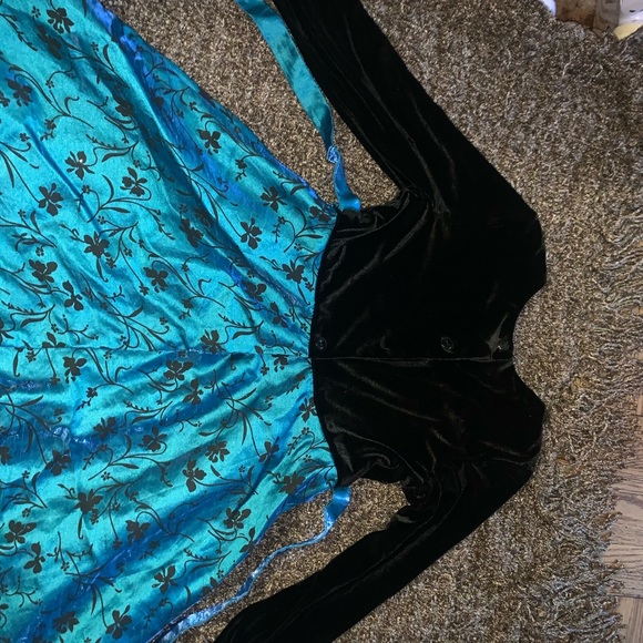 Joan michelle gorgeous velvet dress size 8 - Picture 2 of 8